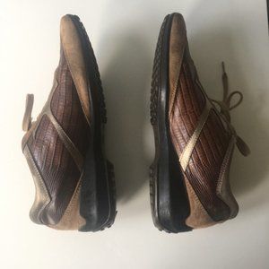 Tod’s Men’s Brown Leather Fashion Sneaker Size 7